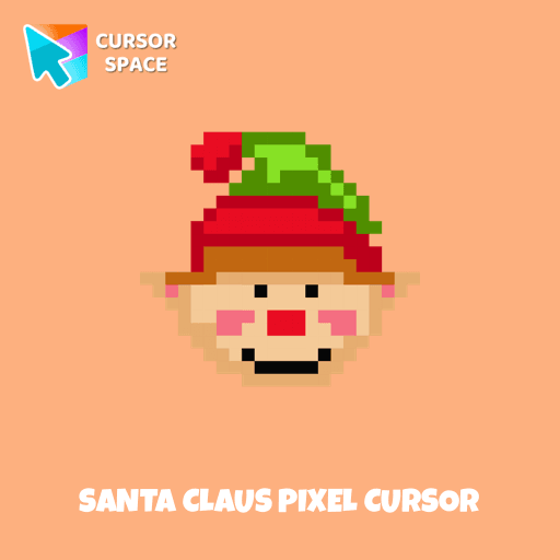 Santa Claus Pixel cursor pointer cursor