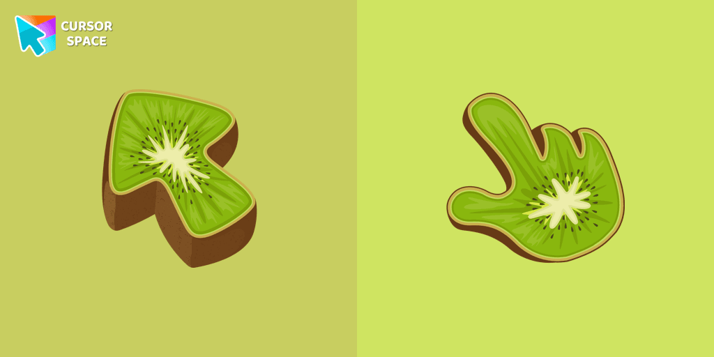 Kiwi Texture cursor cursor pack
